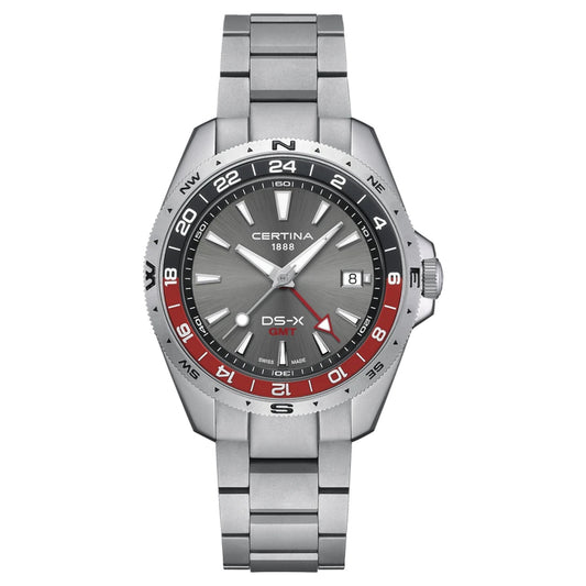 Gents Certina DS-X GMT Grey Dial