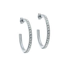 Ted Baker Clanci Silver Plated CZ Hoops