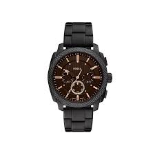 Gents Fossil Machine Chronograph Brown Dial