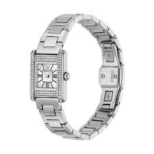 Ladies Emporio Armani Genni Watch With CZ Square Dial