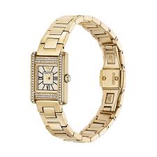 Ladies Emporio Armani Genni Watch With CZ Square Dial