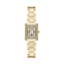 Ladies Emporio Armani Genni Watch With CZ Square Dial