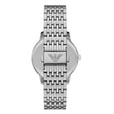 Gents Stainless Steel Armani Minimalist 39mm Blue Dial Watch