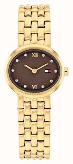 Tommy Hilfiger Moira 25mm Round Dial With Brown Face