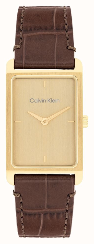 Gents Calvin Klein Dapper Gold Dial
