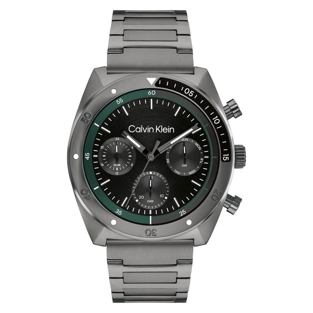 Gents Calvin Klein Flex Chrono Black Dial