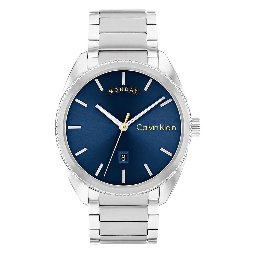 Gents Calvin Klein Progress Blue Dial