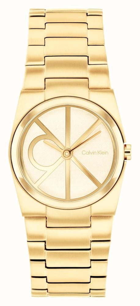 Ladies Calvin Klein Unite Gold Dial