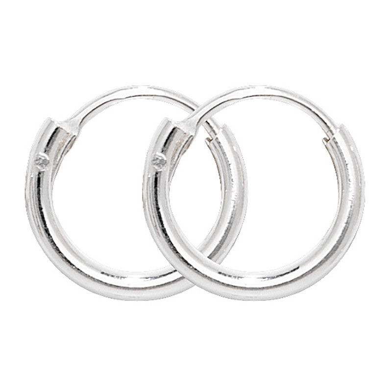 Sterling Silver 10mm Sleeper Earrings
