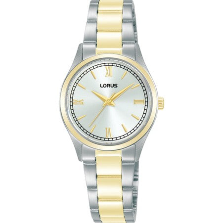 Ladies Lorus Round Silver Dial Watch