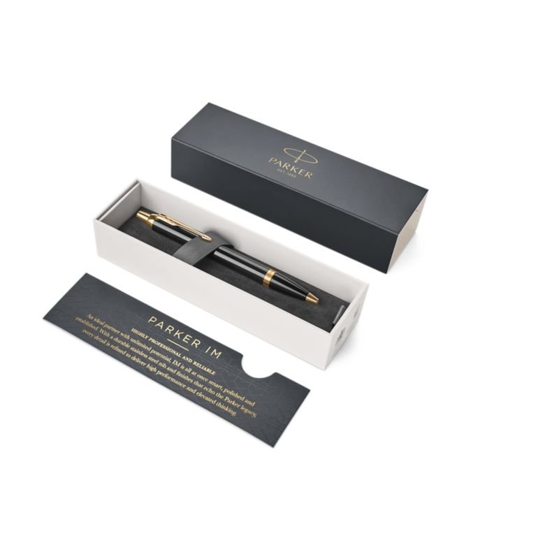 PARKER BALLPOINT BLACK GOLD TRIM