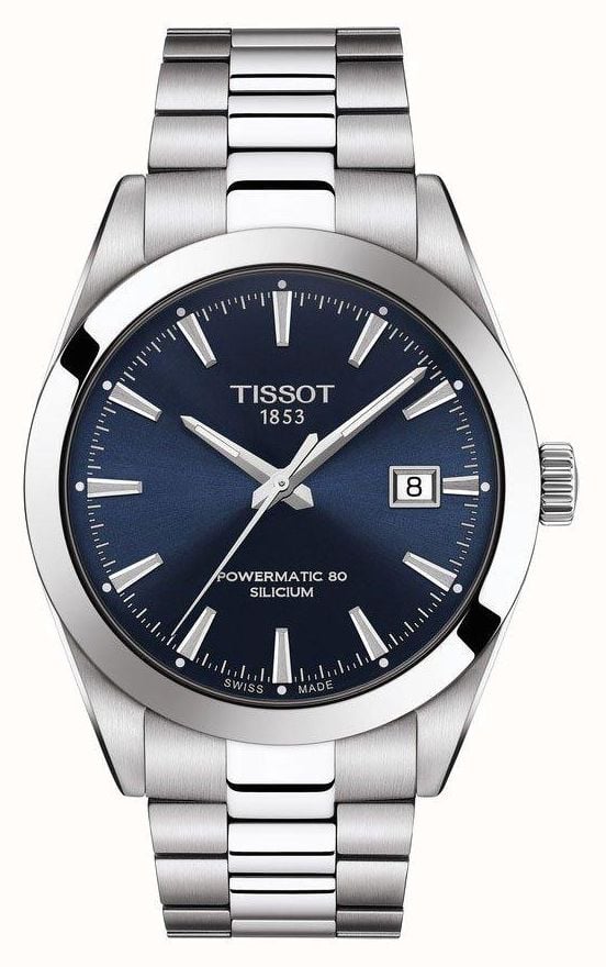 Gents Tissot Powermatic 80 Silicium Blue Dial
