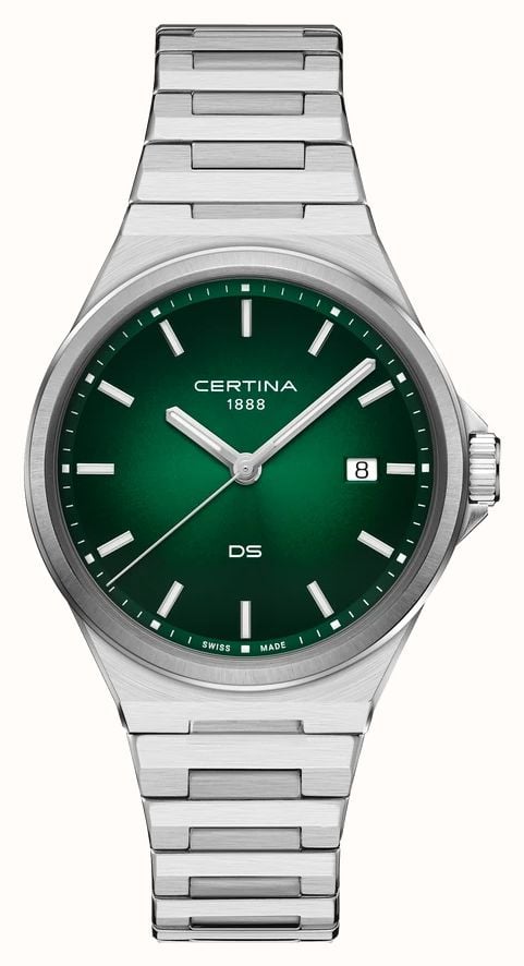 Gents Certina DS-7 Quartz Green Dial