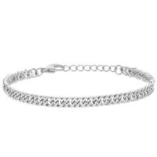 Gents Steelwear Stainless Steel Flat Curb Bracelet