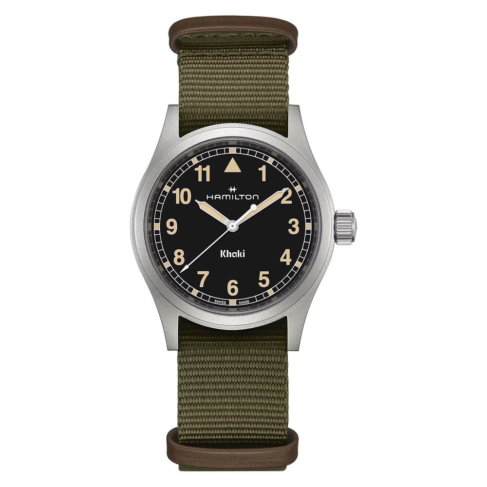 Gents Stainless Steel Hamilton Khaki Field 38mm Quartz Watch