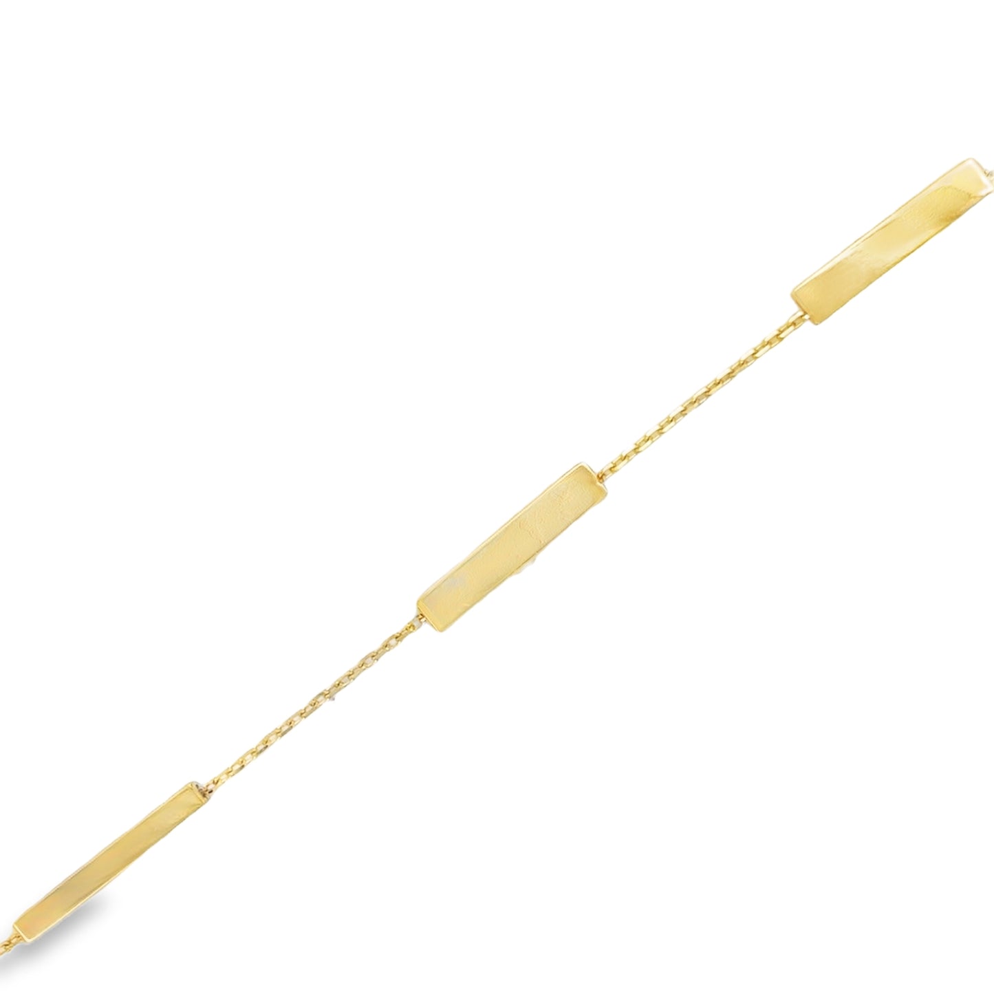 9ct 5 3D Bar Bracelet