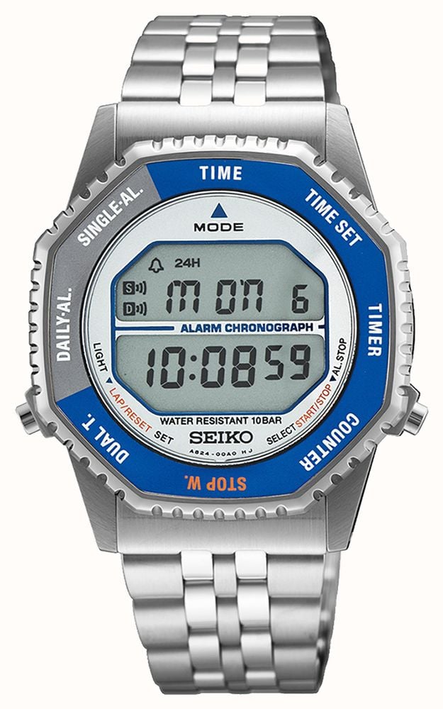 Gents Seiko Rotocall Digital Blue