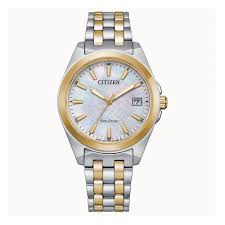 Ladies Citizen Peyten Corso Mother Of Pearl Dial Eco Drive Watch