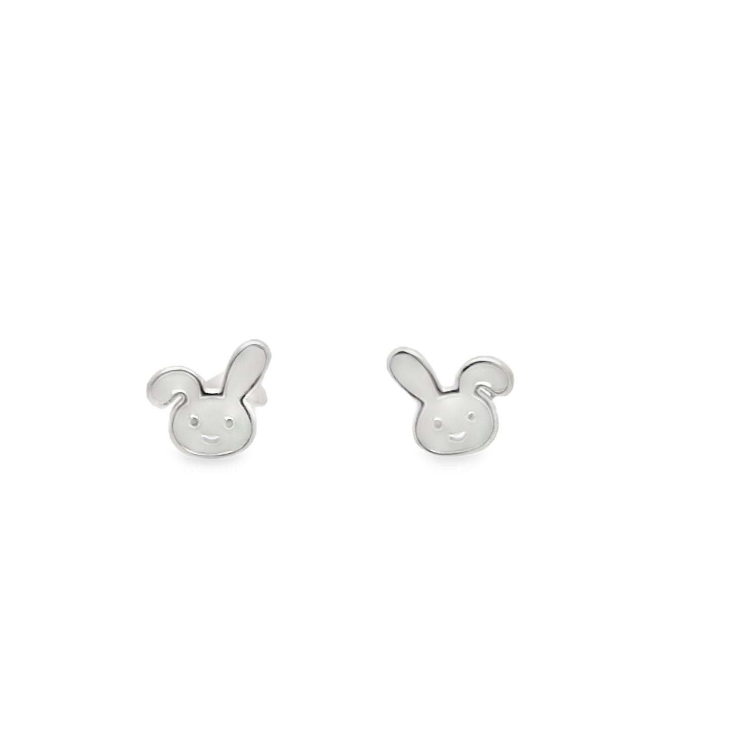 Sil E/rg Wh Enam Bunny