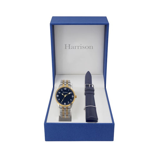 Kids Mixed Blue Dial Communion Watch with Extra Blue Strap
