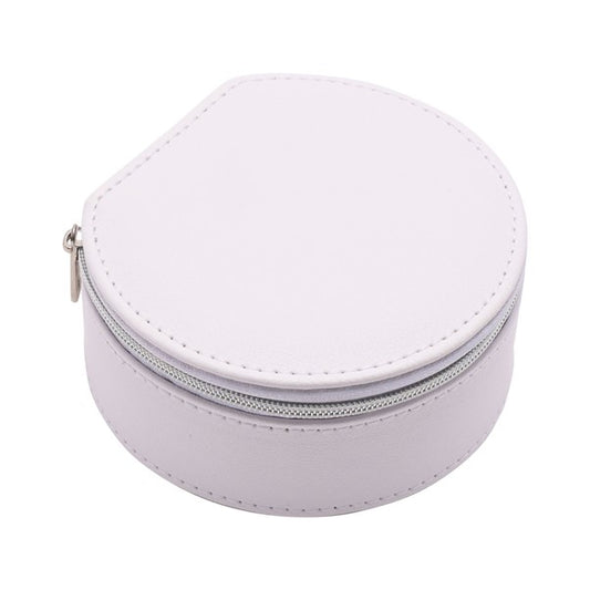 White Leather Jewellery Box