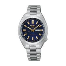 Ladies Seiko 5 Sports Blue Automatic Watch