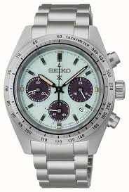 Seiko Prospex Speedtimer Youngtimer Solar Chronograph 39mm Mint Green Dial