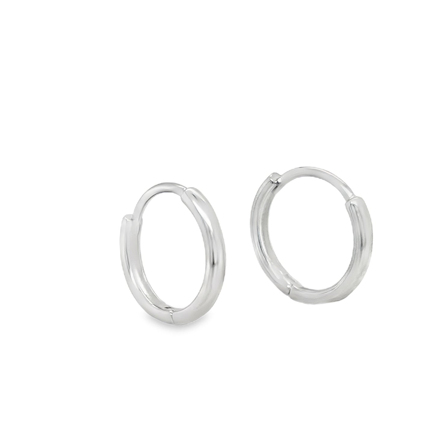 Sterling Silver 14mm Hoop Earrings