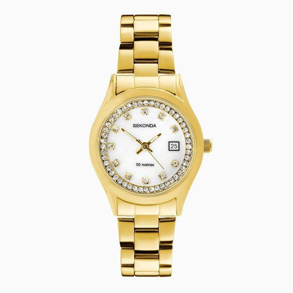 Ladies Sekonda Catherine White CZ Dial