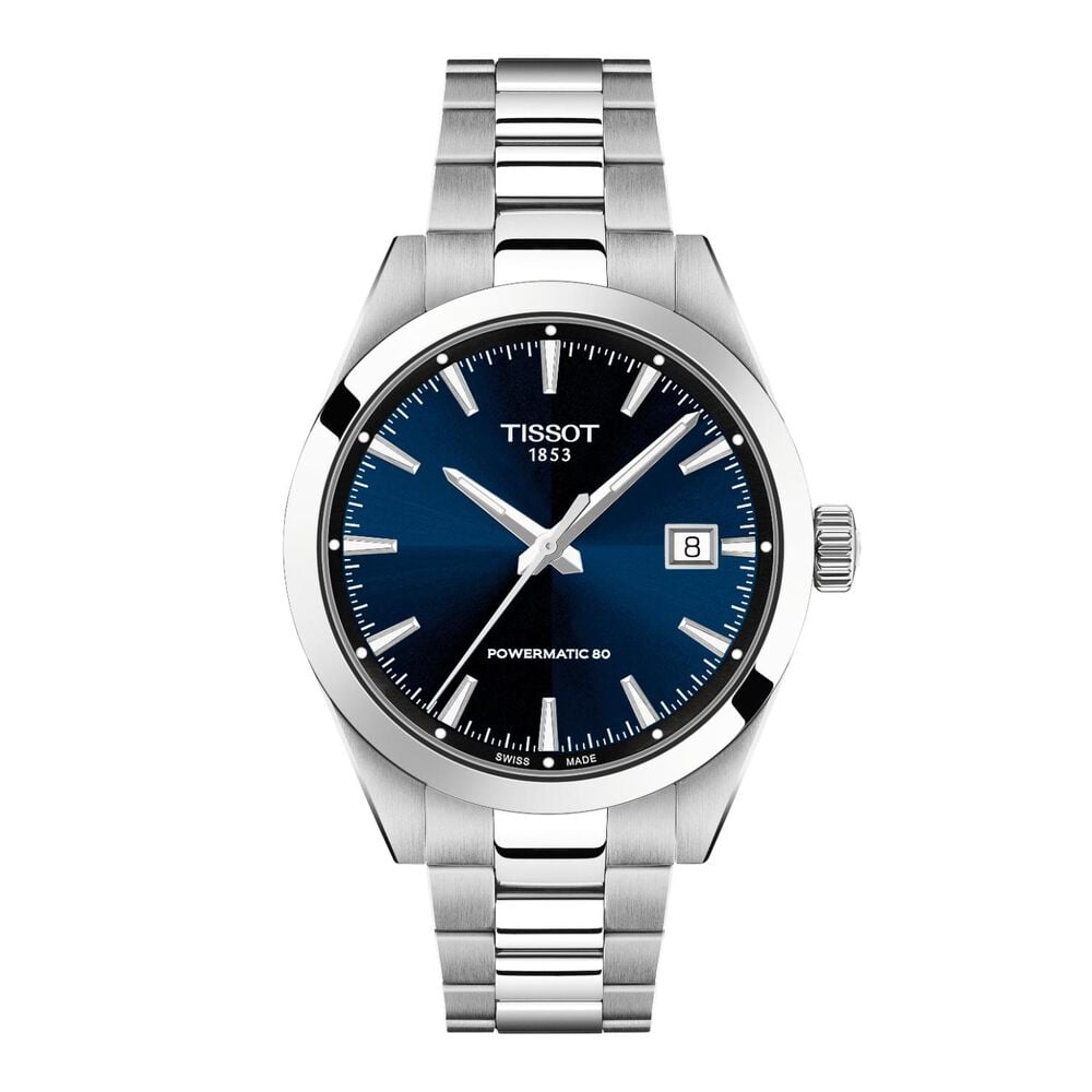 Gents Tissot Gentleman Auto 38mm Blue Dial Watch