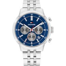 Gents Tommy Hilfiger Kent Chronograph Blue Dial Watch