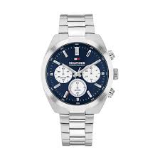 Gents Tommy Hilfiger Hudson Chronograph Blue Dial Watch