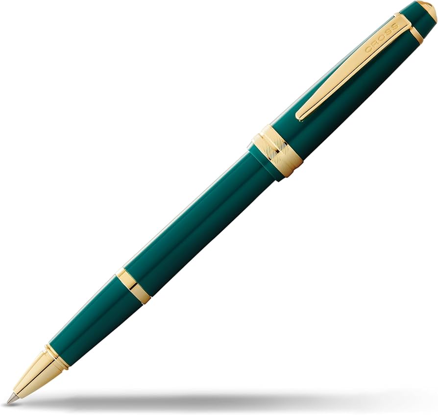 Cross Bailey Light Green Resin Pen with Gold Trim