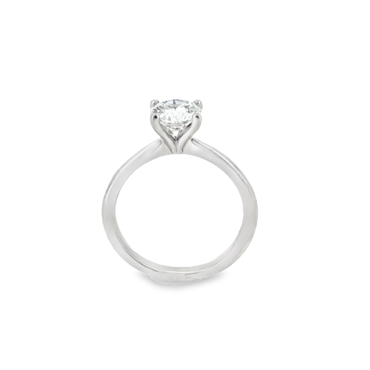 Plat 4Claw Rd Sol Dia 1.01ct