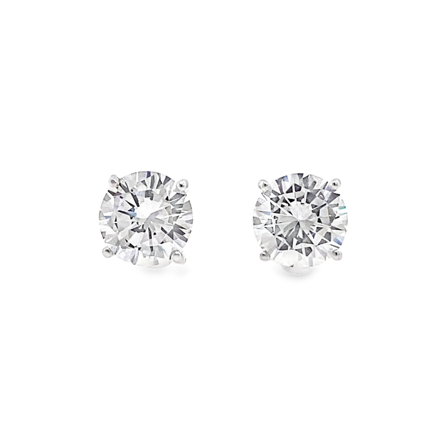 Sterling Silver 9mm Round CZ Solitaire