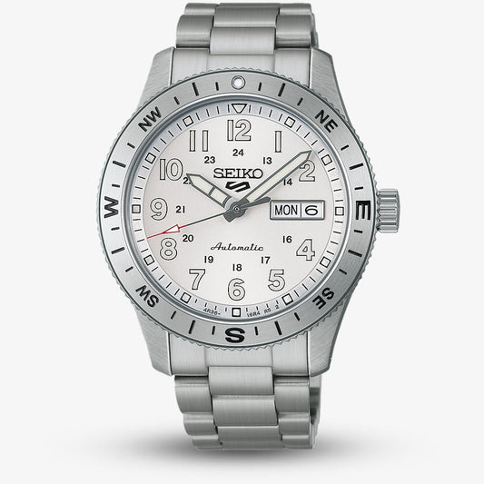 Gents Seiko 5 Sports Field Series White Dial