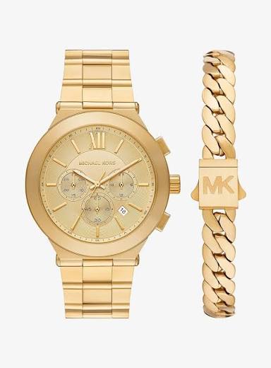 GSSB Kors Billie Gld Chrono B/let Set