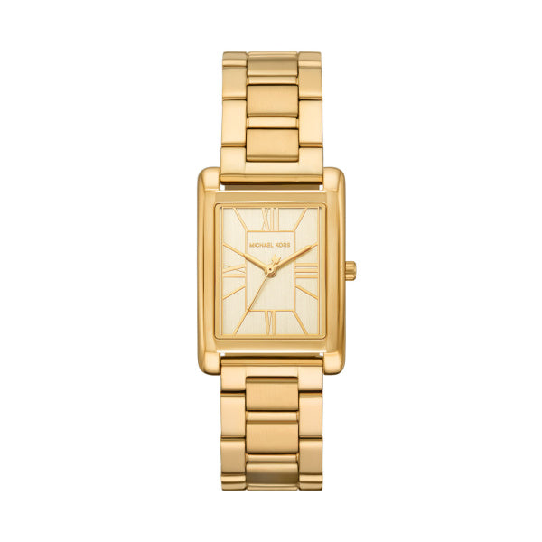 Ladies Michael Kors Essex Gold Square Dial