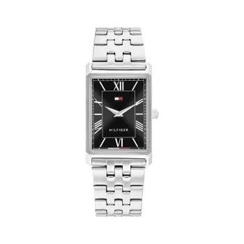 Tommy Hilfiger Ben Black Squre Dial Watch With Roman Numerals