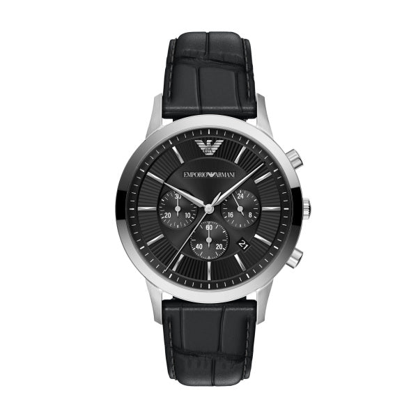 Gents Armani Architepo Chronograph Black Dial