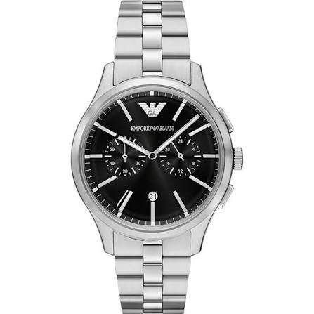 Gents Armani Dario Chronograph Black Dial