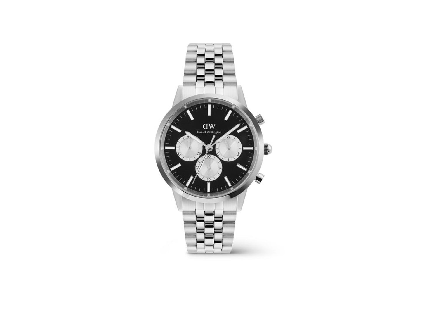 Gents Daniel Wellington Iconic Chronograph Black Dial