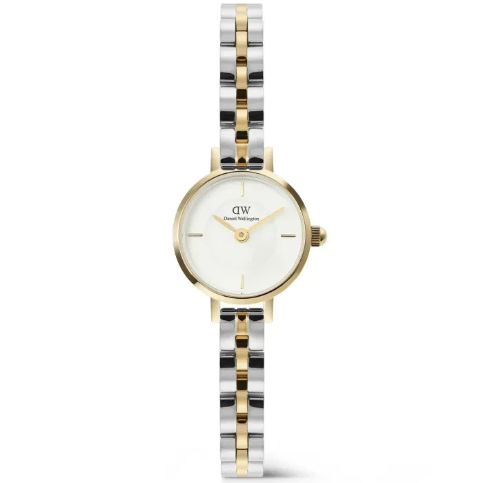 Ladies Daniel Wellington Petite Mini Arch 3-Link White Dial