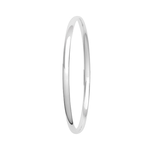 Sterling Silver Plain Bangle