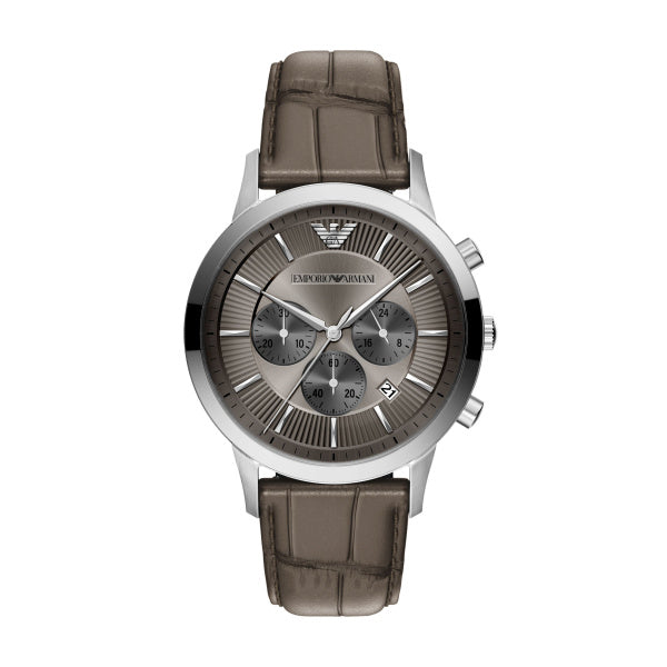 Gents Armani Architepo Chronograph Grey Dial
