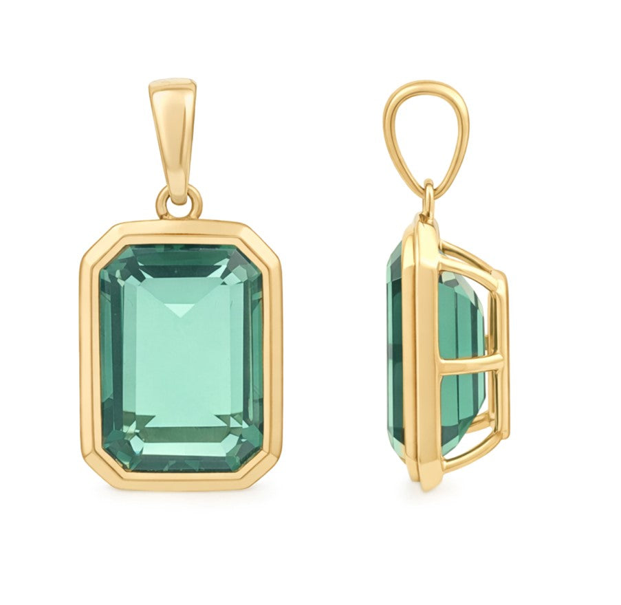 Burren 18ct Gold Plated Lagoon Pendant