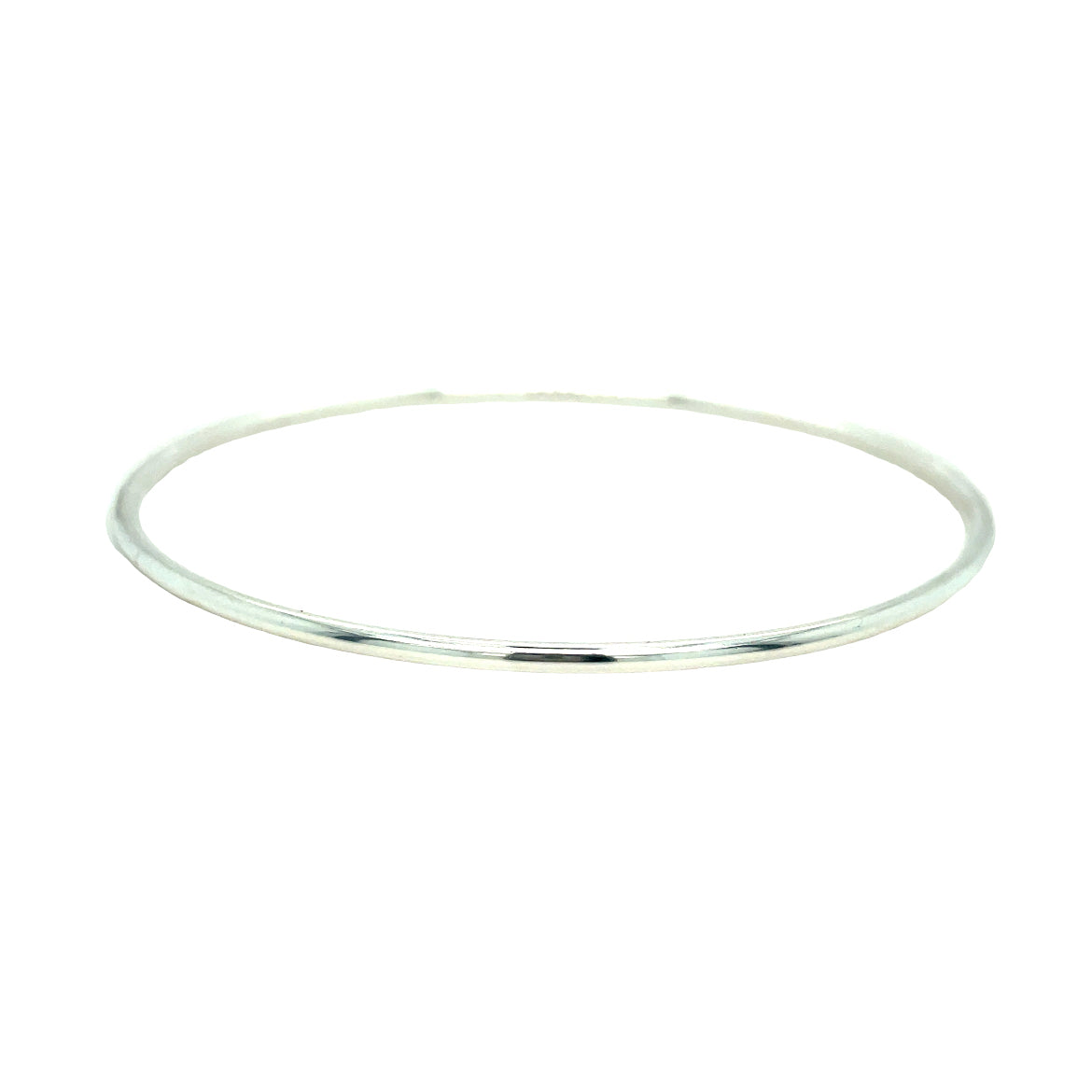 SIL BANGLE ROUND 2MM SLIP ON