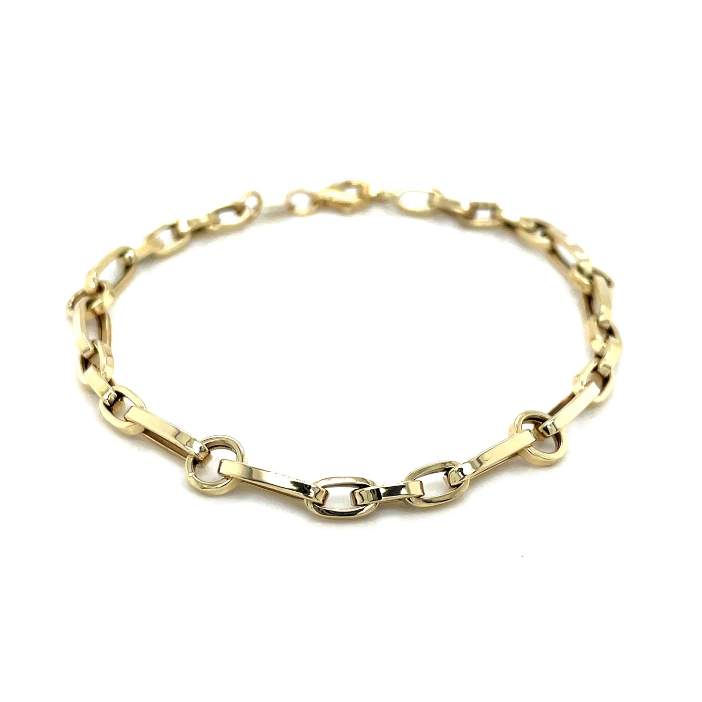 9ct Yellow Gold Long Link Bracelet