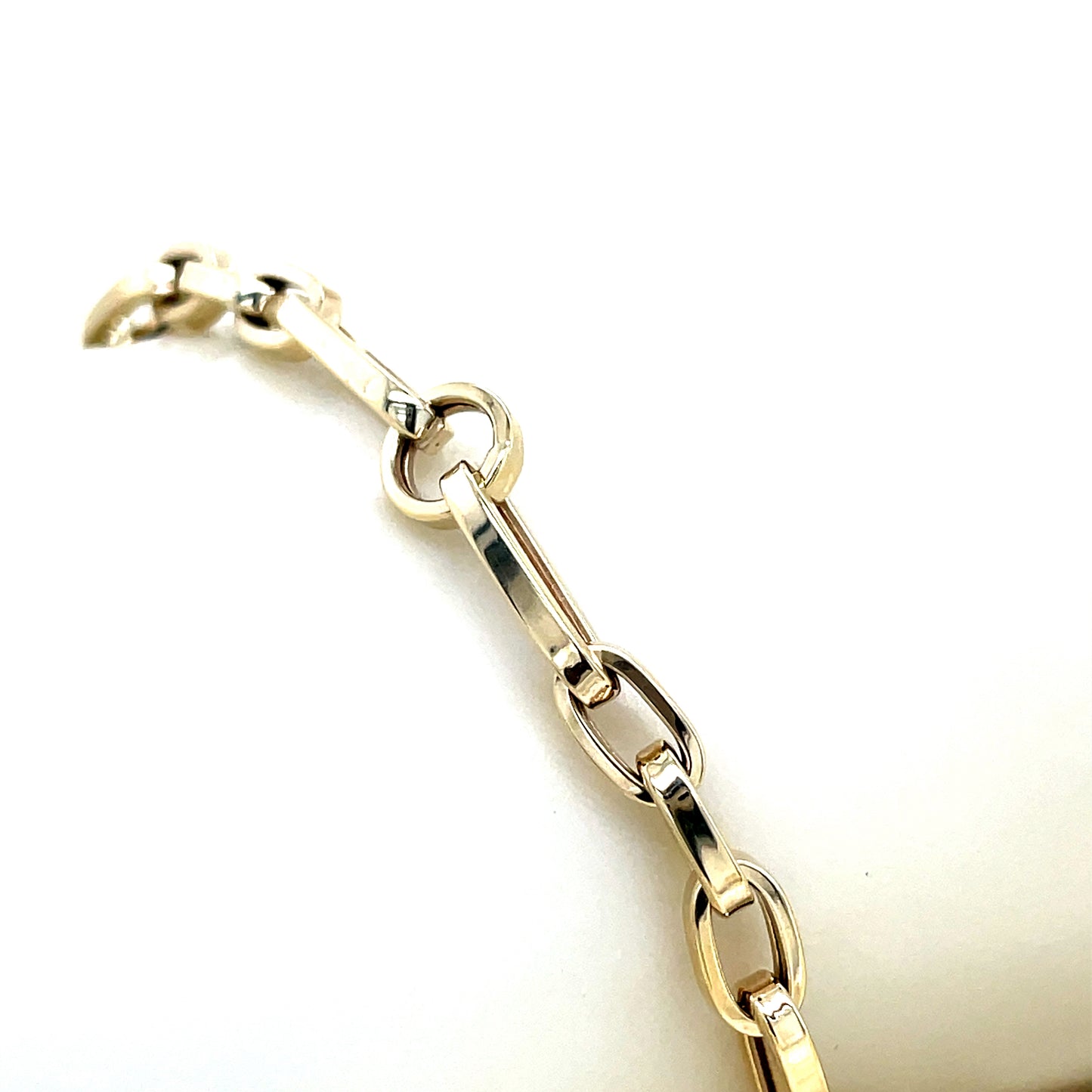 9ct Yellow Gold Long Link Bracelet