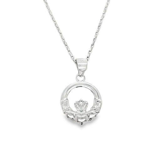 Sterling Silver Claddagh Pendant